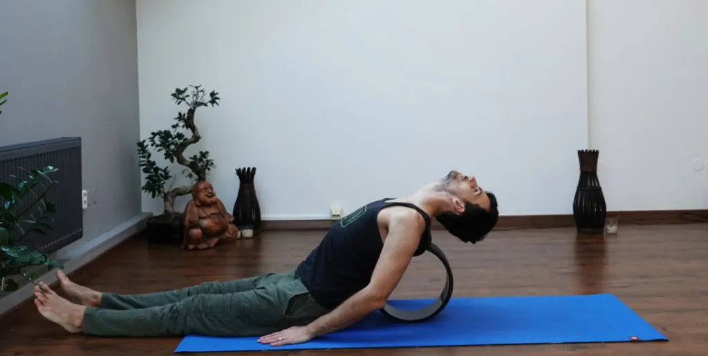 joga koleso-wheel-chrbat